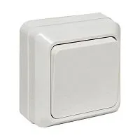 Выключатель 1-кл. ОП Рим 10А IP20 бел. EKF ENV10-021-10