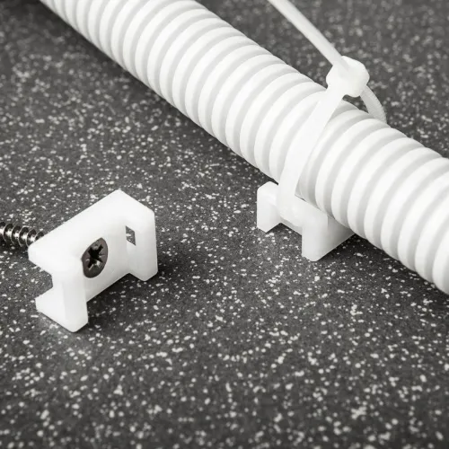 Площадка для крепления стяжки 22х16мм (ПС-2) бел. (уп.10шт) Rexant 07-2102-10 фото 9