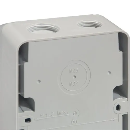 Розетка накладная 32А 380В 3K+3 IP44 Leg 555258 фото 2