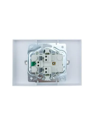 Розетка 2-мест. с/з СП ZIMA IP20 16А ПБТ безвинт. зажим бел. LEZARD 704-0200-127BQC фото 2