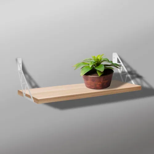 Кронштейн в стиле лофт для крепления полок настенный бел. Rexant 38-0681 фото 3