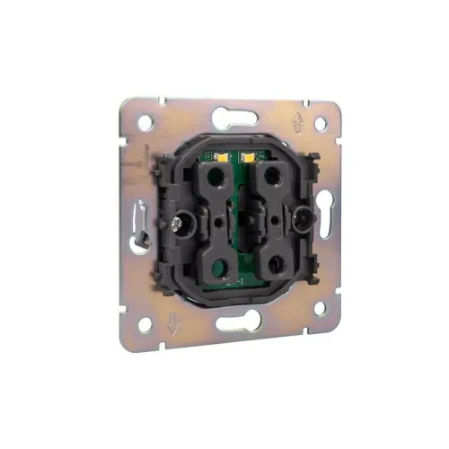 Выключатель 2-кл. СП STRONG MIELE 10А с подсветкой антрацит Kranz KR-78-0714-5 фото 6