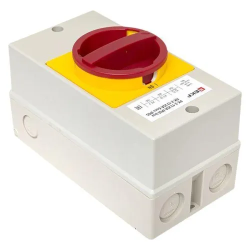 Переключатель кулачковый ПК-2-13 25А 3п "ВКЛ-ВЫКЛ" с блокировкой в боксе IP65 PROxima EKF pk-2k-13-25-a65 фото 3