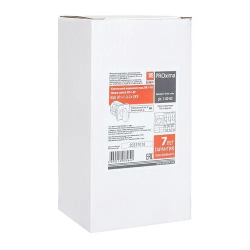 Переключатель кулачковый ПК-1-43 3П 63А "1-0-2" EKF pk-1-43-63 фото 9