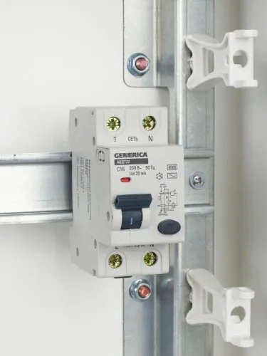 Выключатель автоматический дифференциального тока 2п C 16А 30мА тип AC 4.5кА АВДТ 32 C16 GENERICA MAD25-5-016-C-30 фото 11
