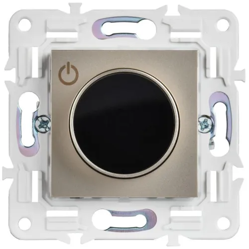 Термостат электронный SKANDY SK-T01Sh с индикацией шампань IEK SK-RT11-K37 фото 2