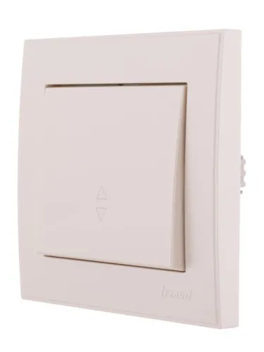 Переключатель проходной 1-кл. СП Rain 10А IP20 жемчуж./бел. метал. LEZARD 703-3030-105 фото 4