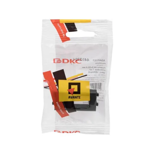 Адаптер 1мод. для Keystone Avanti "Черный квадрат" DKC 4402201 фото 3