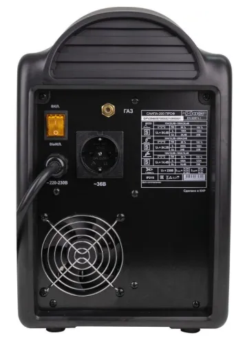 Инвертор сварочный полуавтомат. САИПА-200ПРОФ (MIG/MAG) Ресанта 65/97 фото 2