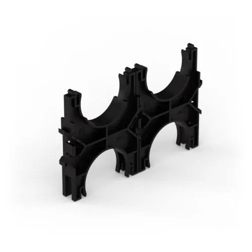 Кластер двойной двухсторонний для двустен. труб d63мм Промрукав PR13.02568