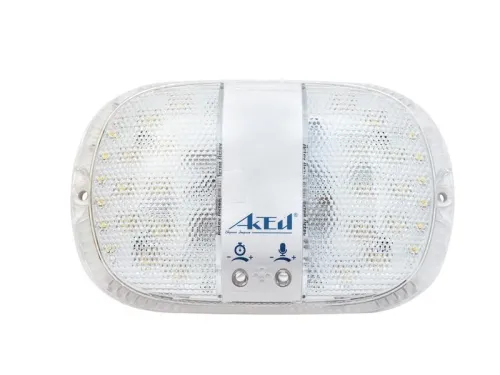 Светильник светодиодный ЖКХ Персей 8Вт IP30 с оптико-акустическим датчиком и БАП 3 режима работы Актей СА-7008Б-310