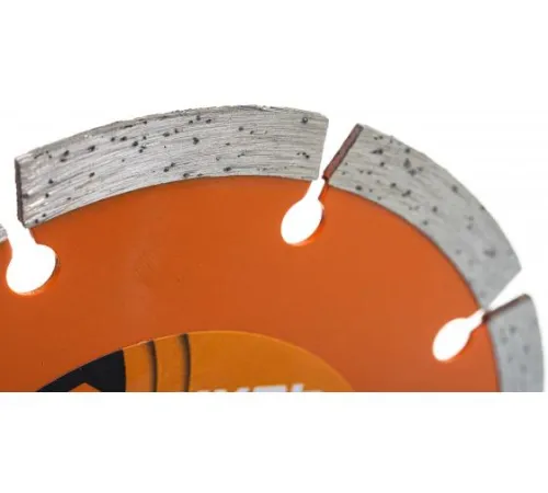 Диск отрезной алмазный сегментный СТАНДАРТ 125х22.2мм сухая резка Вихрь 73/10/3/13 фото 3