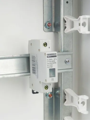 Ограничитель перенапряжения ОПС1-C 1Р 10/40кА 230В GENERICA MOP20-1-C-G фото 9