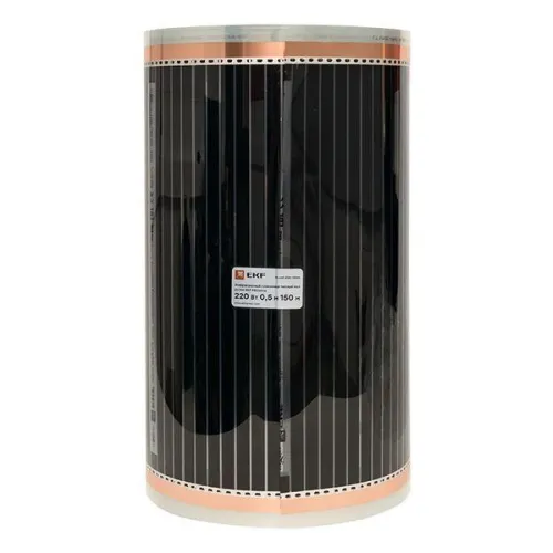 Комплект "Теплый пол" (пленка) 220Вт/кв.м. шир. 0.5м 150м инфракрасный PROxima EKF Ik-roll-220-150m фото 5