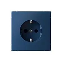 Розетка ArtGallery 16А с заземл. со шторками быстрозажим. клем. механизм аквамарин SE GAL001145S