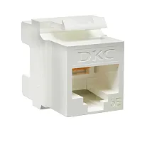 Модуль Keystone RJ45 CAT5E не экранированный 180град. бел. DKC RNK5EU180WH