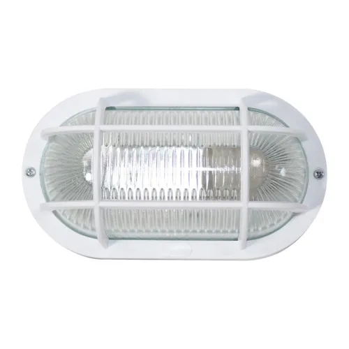 Светильник НБО 23-60-006 "Фарпласт" овал 1х60Вт E27 IP44 корпус с решеткой бел. Элетех 1005500613 фото 4