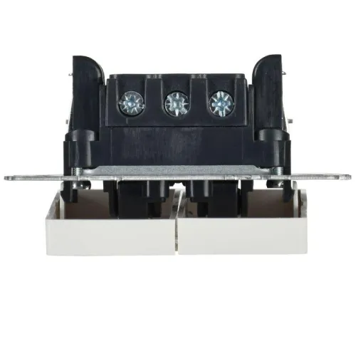 Выключатель 2-кл. BRITE 10А ВС10-2-9-БрБ для отелей с индик. механизм бел. IEK BR-V20-2-10-K01 фото 5