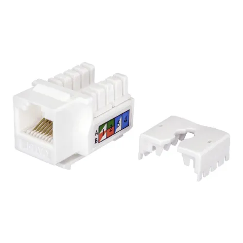 Модуль Keystone Jack RJ45 (8P8C) UTP кат.5E инструментал. бел. SUPRLAN 10-0313 фото 2