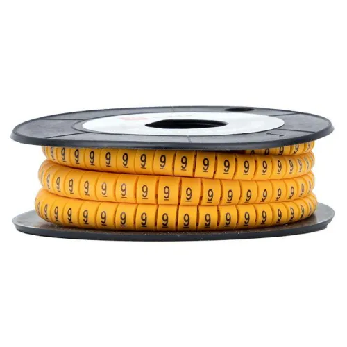 Маркер каб. 6.0кв.мм "9" (ЕС-3) (уп.350шт) EKF plc-KM-6-9 фото 3