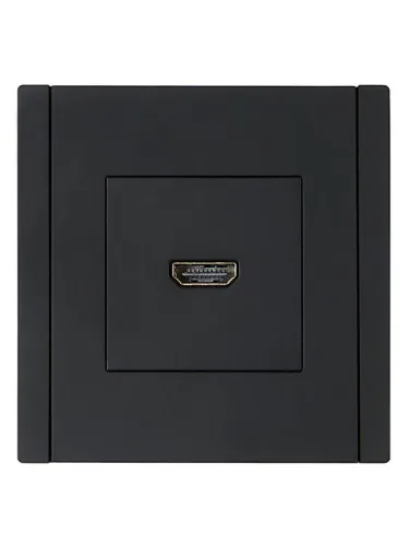 Розетка HDMI FORTE&PIANO FP140 черн. IEK FP-H10-K02 фото 2