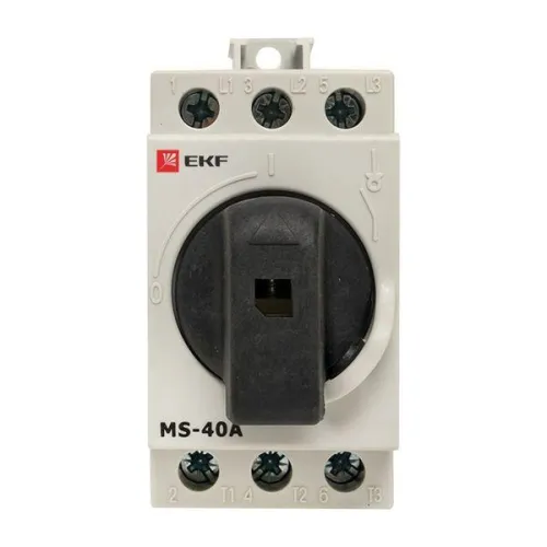 Рубильник мод. 3п MS-40A на DIN-рейку EKF ms-40d фото 5