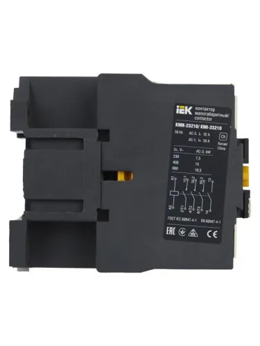 Контактор КМИ-23210 32А 230В/АС3 1НО KARAT IEK KKM21-032-230-10 фото 5