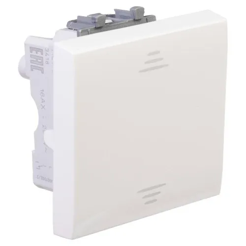 Переключатель модульный 1-кл. 2мод. Avanti "Белое облако" 16А IP20 бел. DKC 4400112 фото 4