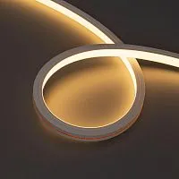 Лента светодиодная MOONLIGHT-TOP-X320-13х12mm 24V Warm 3000К 5Вт/м IP67 sauna wire x1 вывод вниз герметичная (уп.5м) Arlight 051125