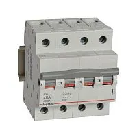 Выключатель-разъединитель 4п 40А RX3 ИЭК Leg 419417