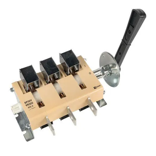 Выключатель-разъединитель ВР32У-37B31250 400А 1 напр. с дугогасит. камерами съемная лев./прав. рукоятка MAXima EKF uvr32-37b31250 фото 2