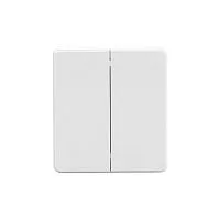 Переключатель проходной 2-кл. СП ROUND 10А перламутр Kranz KR-78-0709-1