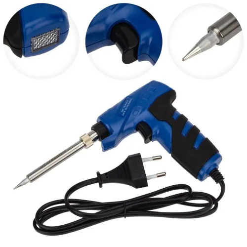 Паяльник с керам. нагревателем импульсный (Профи) 220В/25-130Вт (ZD-723N) Rexant 12-0162-1 фото 3