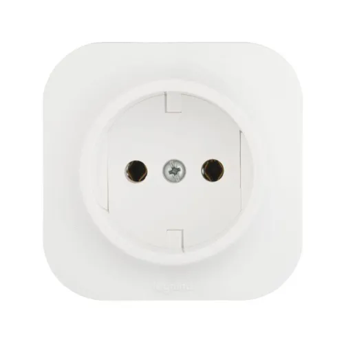 Розетка 1-м ОП Quteo 16А IP20 2P без заземл. без защ. шторок бел. IEK 782210 фото 3