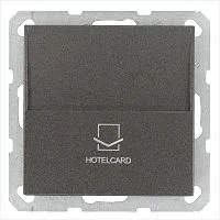 Выключатель карточный 10А IP20 отельный механизм мокко Jasmart G6209Z