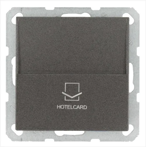 Выключатель карточный 10А IP20 отельный механизм мокко Jasmart G6209Z