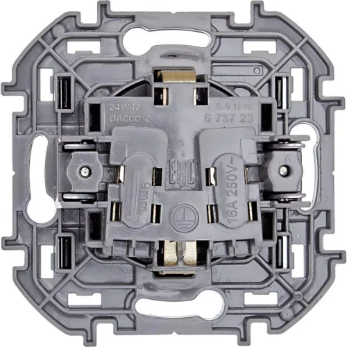 Розетка 1-м СП Inspiria 16А IP20 250В 2P+E немецк. стандарт механизм антрацит IEK 673723 фото 5