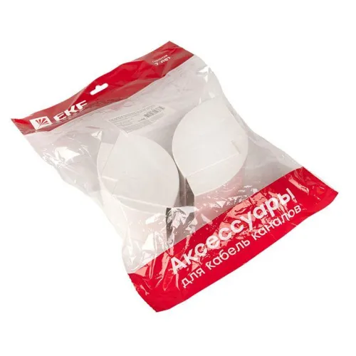 Угол внешний 60х60 бел. Plast PROxima (уп.4шт) EKF obw-60-60x4 фото 3