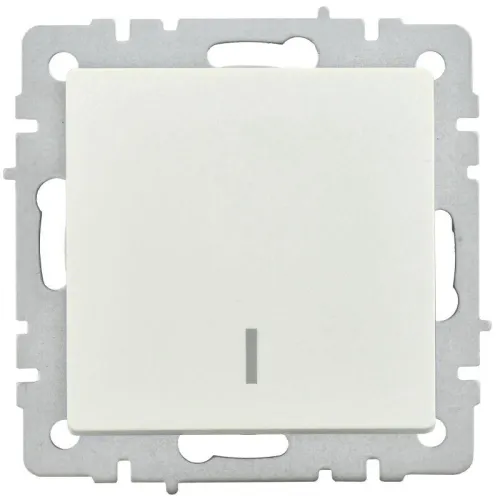 Выключатель 1-кл. СП BRITE ВС10-1-1-БрЖ 10А с индик. механизм жемчуж. IEK BR-V10-1-10-K36 фото 3