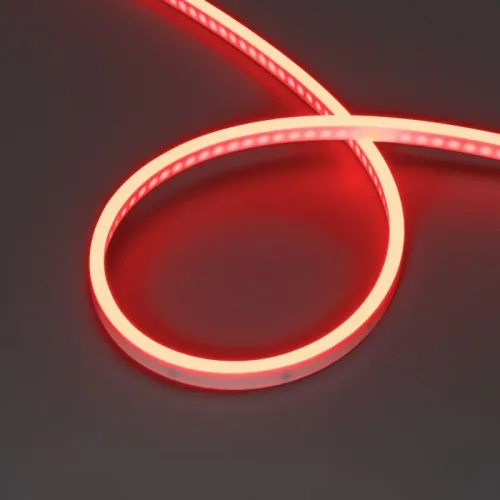 Лента светодиодная WAVE-SIDE-PU-H120-06x12mm 24В RGB 8Вт/м IP68 wire x1 вывод боков. герметичная (уп.3м) Arlight 052593