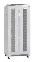 Шкаф монтажный телекоммуникационный напольн. ND-05C-27U60/80 19дюйм 27U 600х800х1388мм для распределит. и серверн. оборудования; передн. и задн. перфорир. двери ручка с замком RAL 7035 сер. Cabeus 7224c