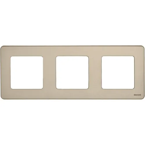 Рамка 3-м Inspiria шампань IEK 673958 фото 2