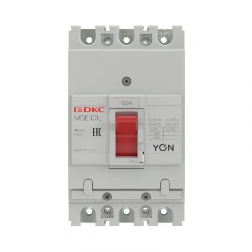 Выключатель автоматический 3п 63А 20кА YON MDE100N063 фото 2