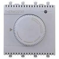 Термостат модульный 2мод. для теплых полов Avanti "Закаленная сталь" DKC 4404162