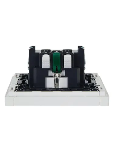 Розетка СП FORTE&PIANO FP214 16А с заземл. без защ. шторок безвинт. крепл. бел. IEK FP-R11-16-1-K01 фото 5