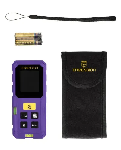 Рулетка лазерная Reel PLUS GS40 фиолет. Ermenrich 86257 фото 2