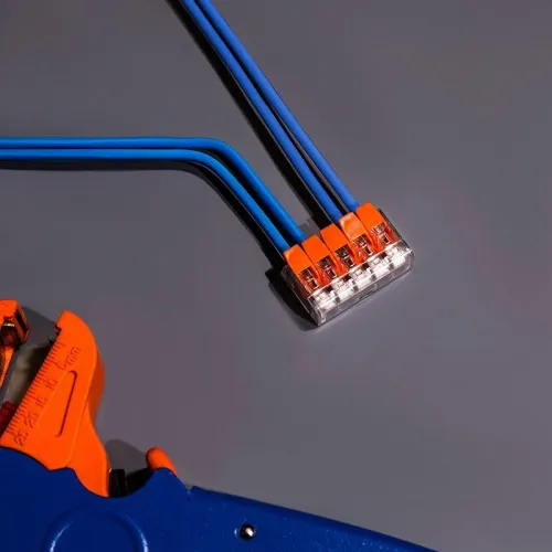 Клемма универсальная компактная 221-415 5-прoводная до 4.0кв.мм (уп.5шт) Rexant 07-5210 фото 2