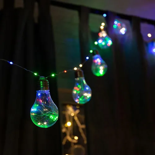 Гирлянда светодиодная "Ретро-лампы" 3м 100LED мультиколор 4Вт IP20 Neon-Night 303-079 фото 14