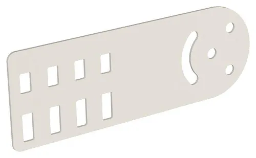 Пластина шарнирная H=80мм RAL 9016 IEK CLM51D-PSH-080-9016