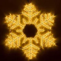 Фигура ARD-SNOWFLAKE-M10-1000x900-504LED Warm (230В 31Вт) (IP65) Ardecoled 034259
